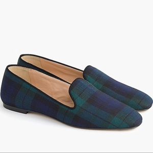 J. Crew plaid flats